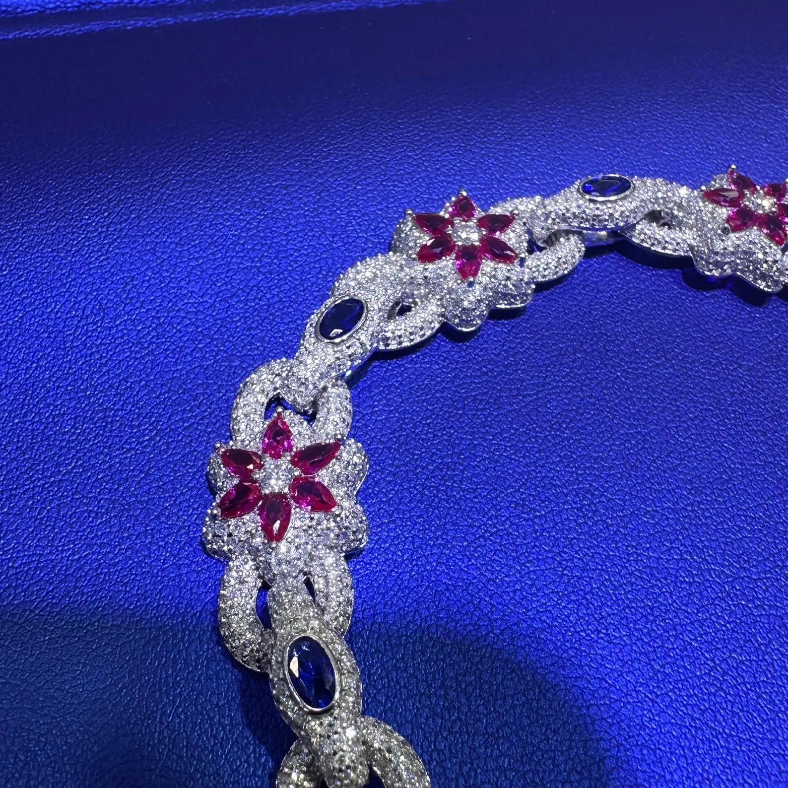 Custom Iced Out Bracelet [9.23 CTW] Moissanites in 925 Sterling Silver