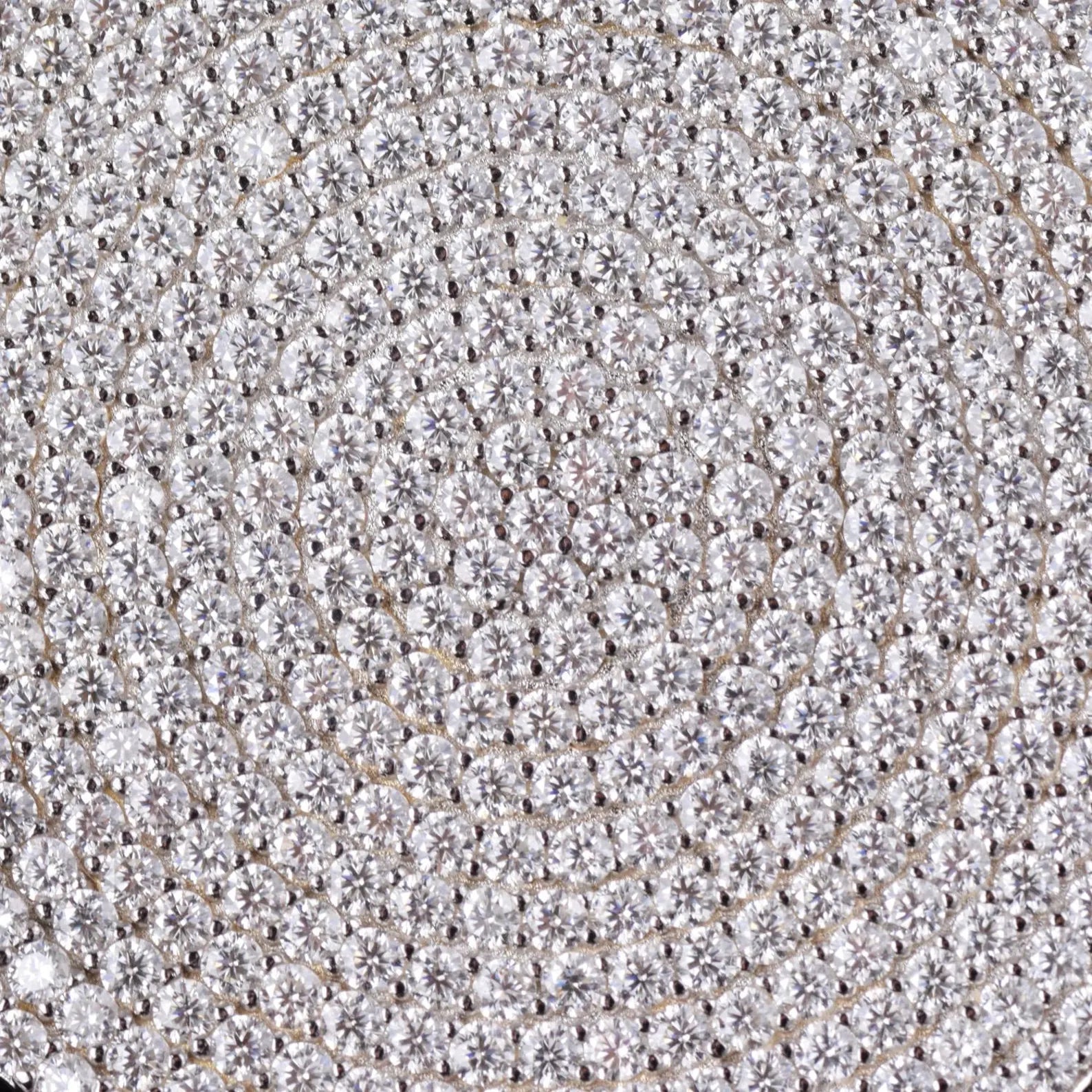 Iced Out Circle Disc VVS1 Moissanite [11.42 CTW] 925 Sterling Silver