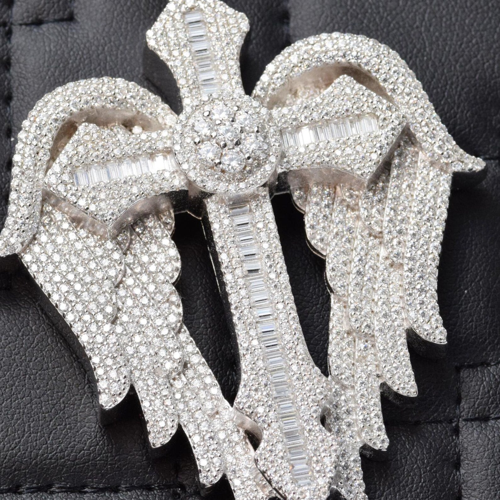 Memory Charm Picture Pendant VVS1 Moissanite [8.26 CTW] 925 Sterling Silver