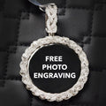 Memory Charm Picture Pendant VVS1 Moissanite [4.97 CTW] 925 Sterling Silver