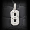 Number 8 VVS1 Moissanite [3.67 CTW] 925 Sterling Silver