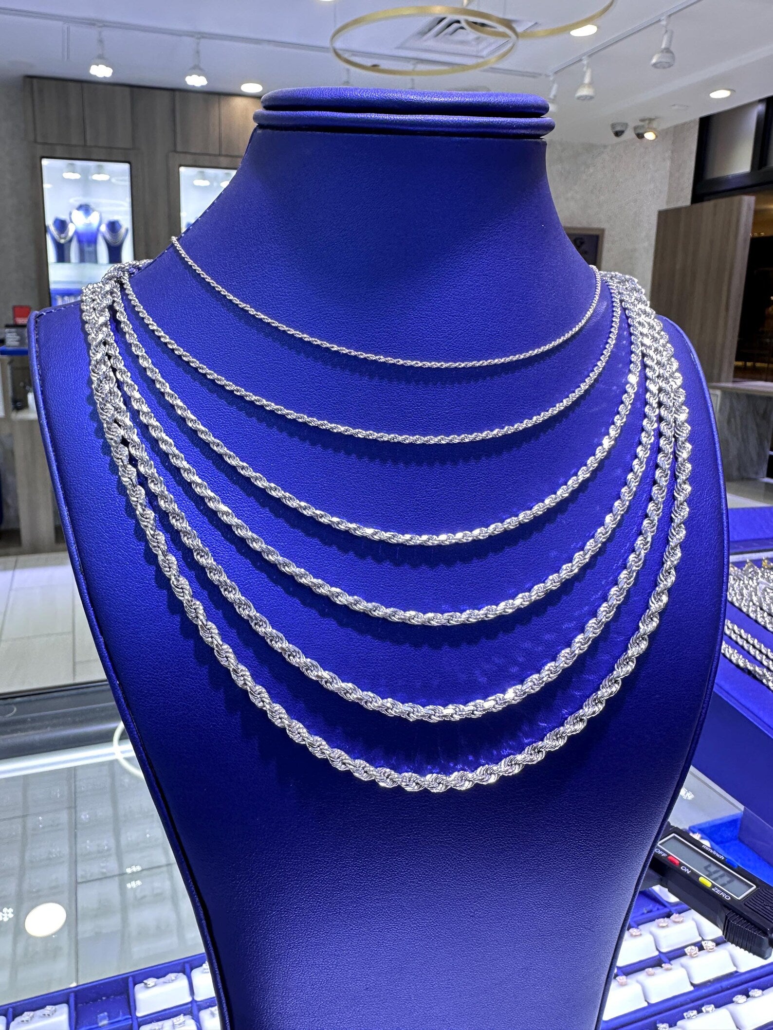 925 Sterling Silver Rope Chains