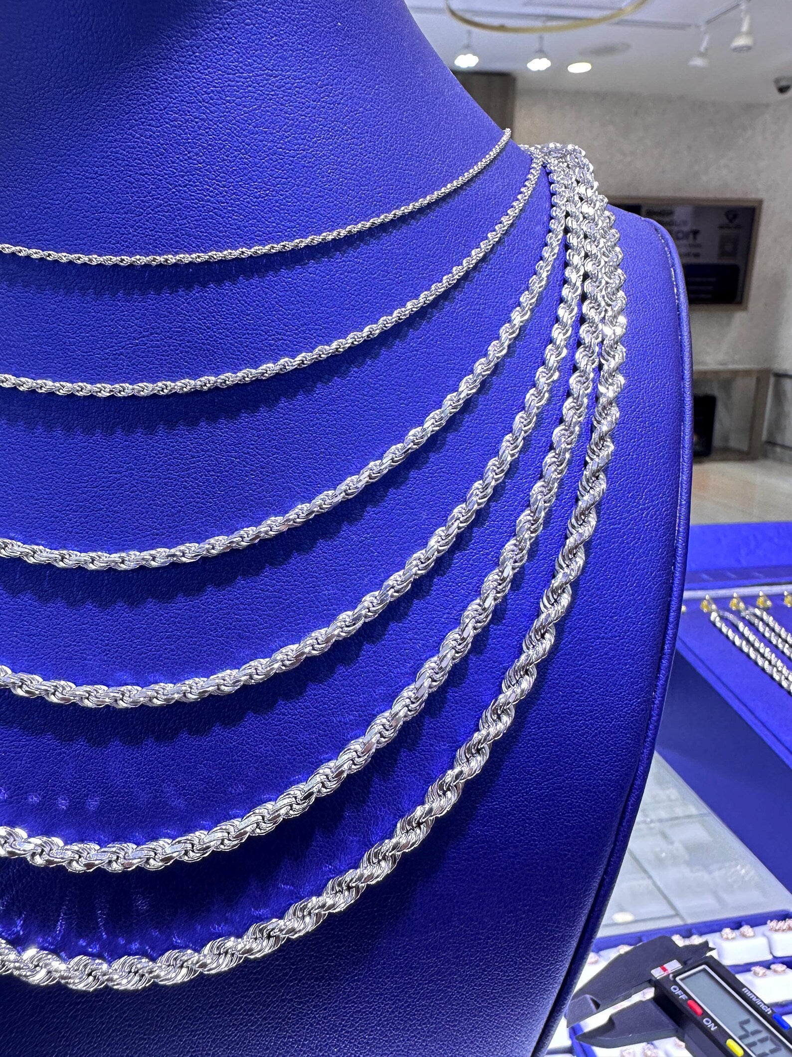 925 Sterling Silver Rope Chains
