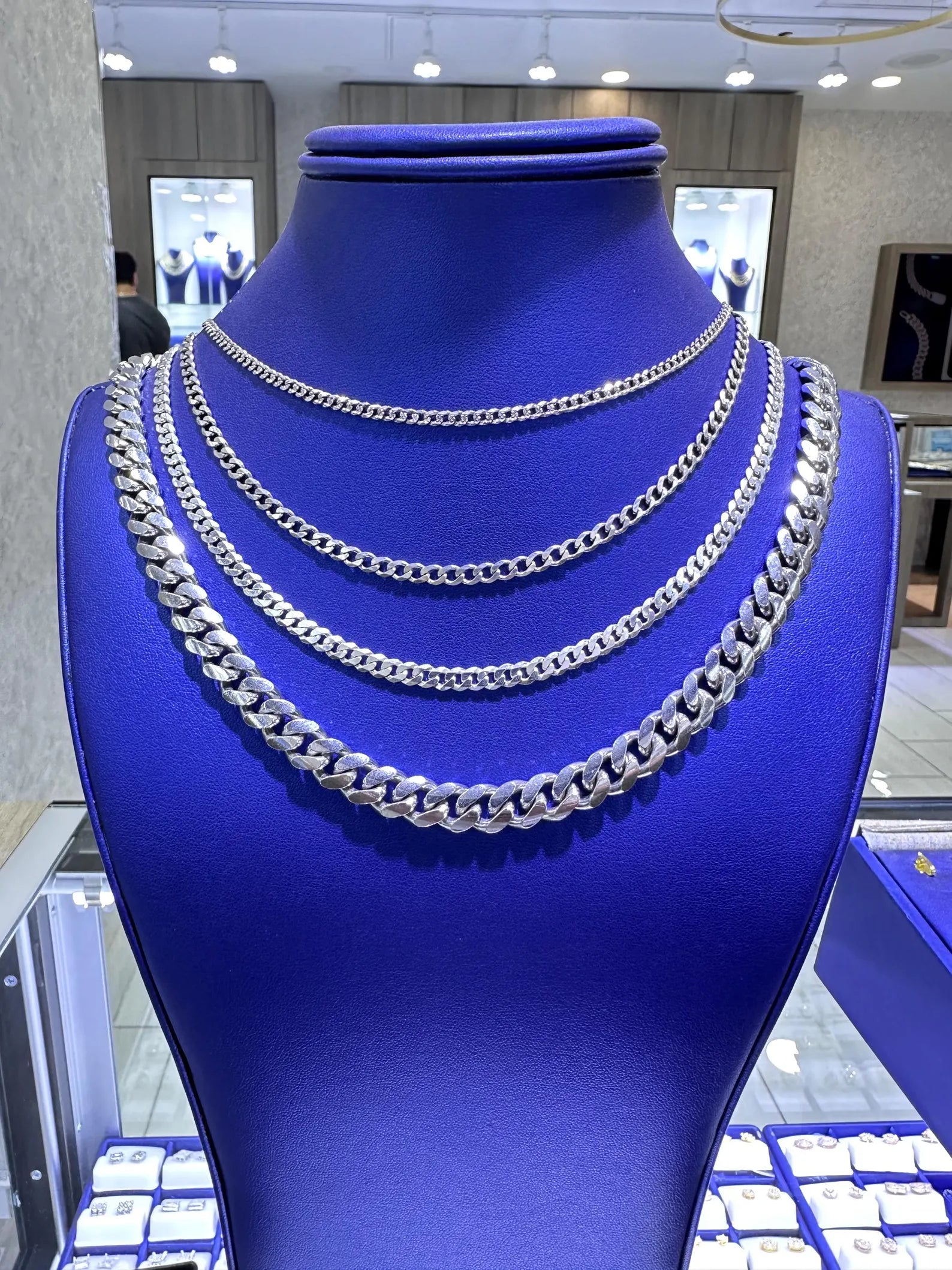 925 Sterling Silver Cuban Chains