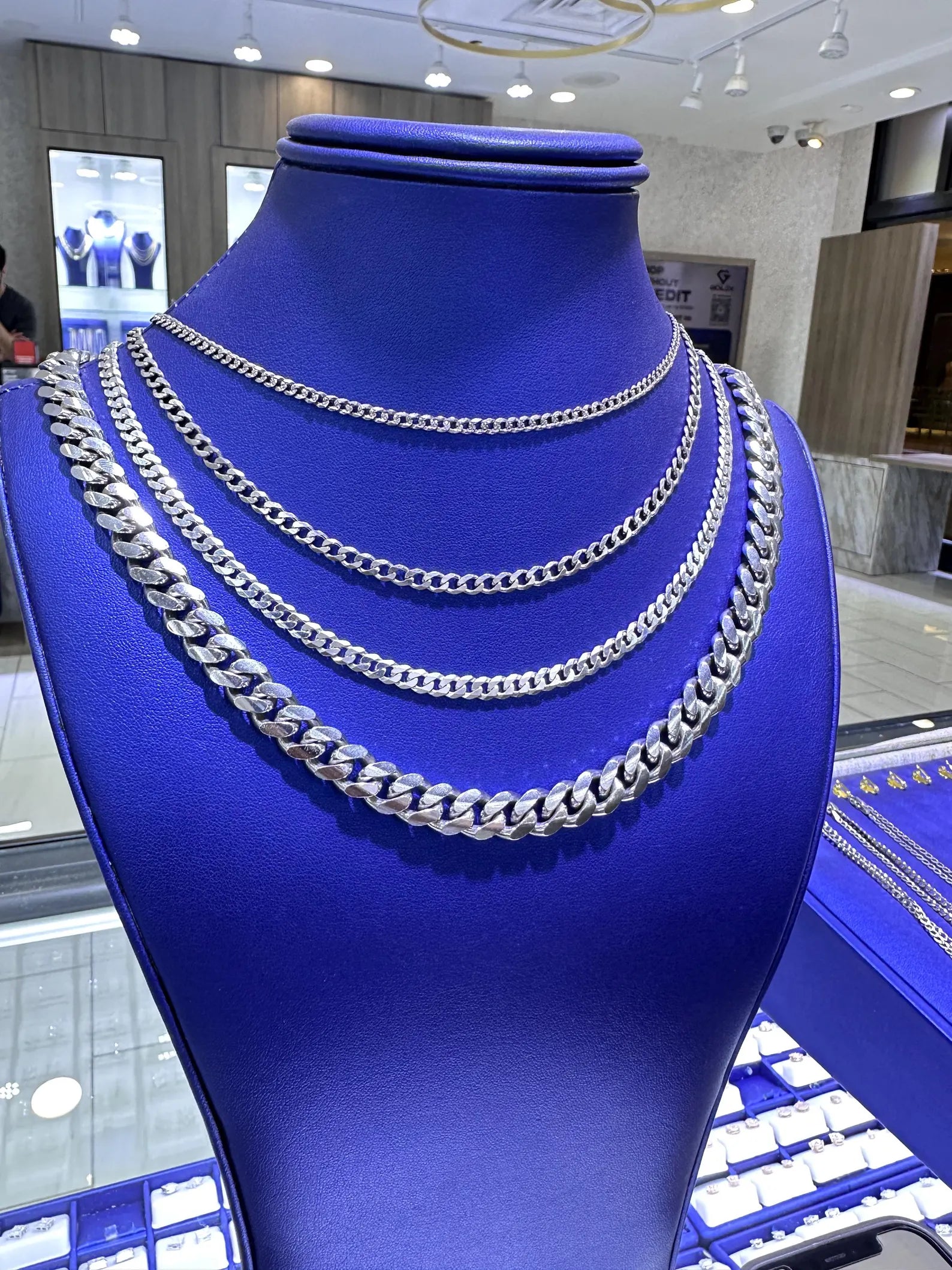 925 Sterling Silver Cuban Chains