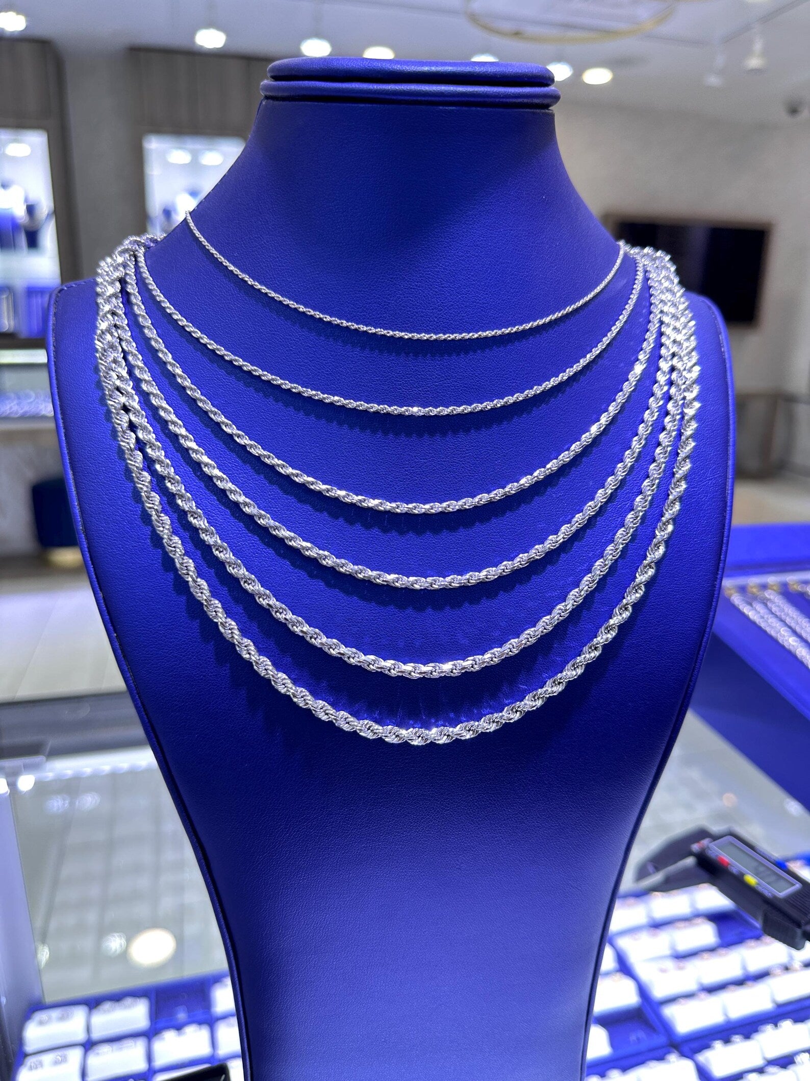 925 Sterling Silver Rope Chains