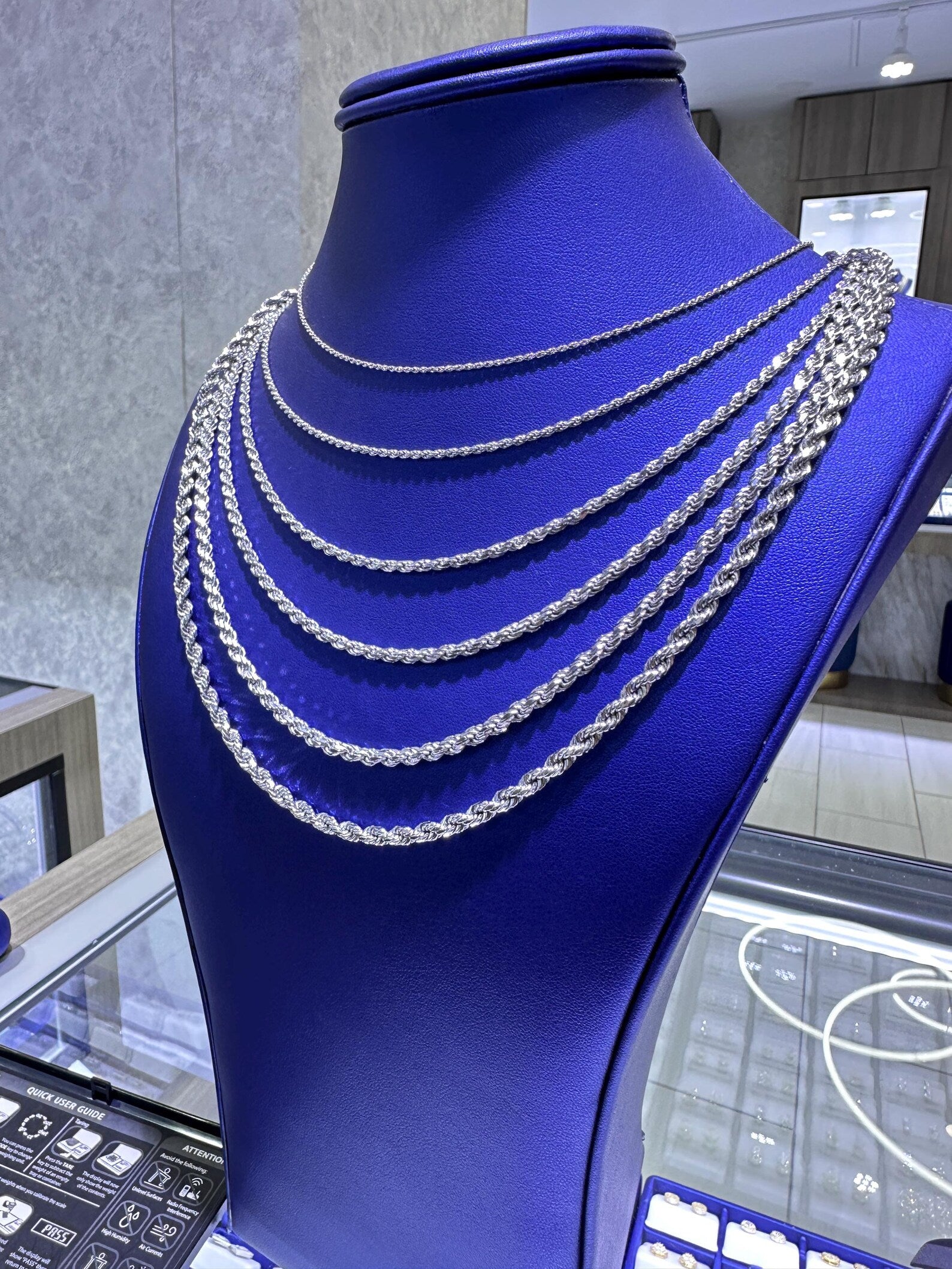 925 Sterling Silver Rope Chains
