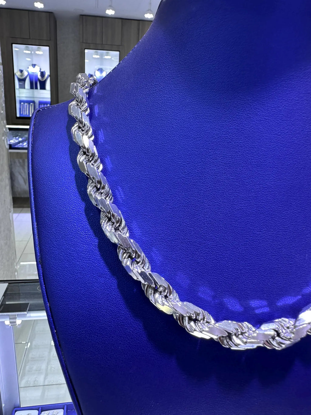 925 Sterling Silver Solid Rope Chain