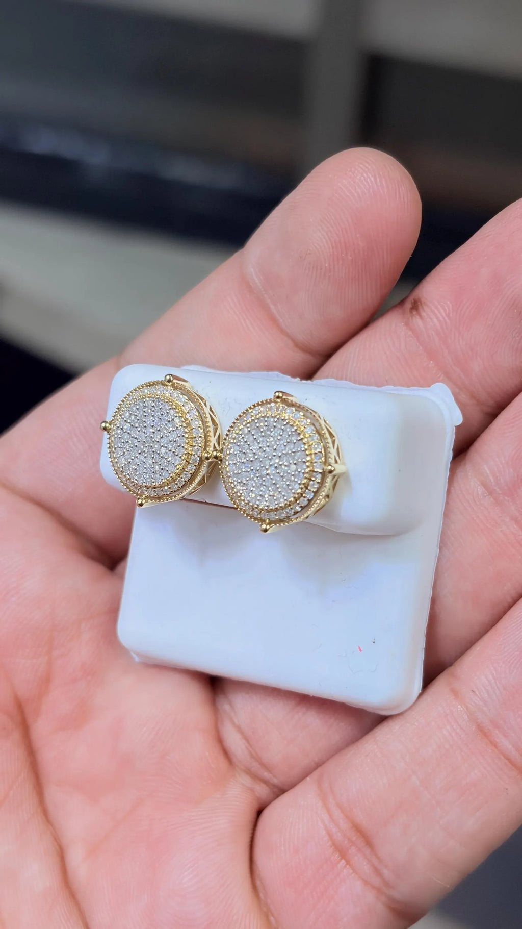 10K Gold Diamond 0.75 CTW Earring
