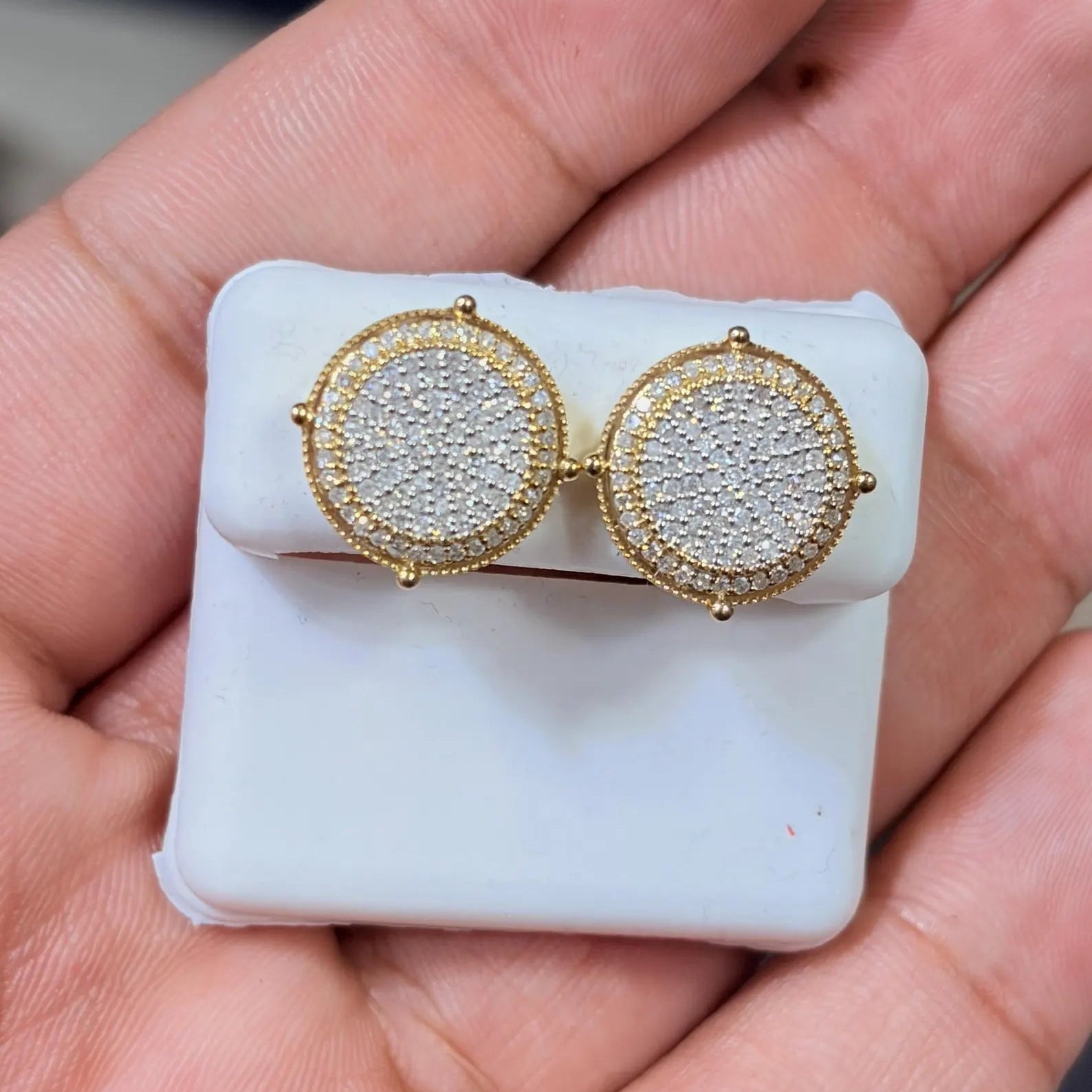 10K Gold Diamond 0.75 CTW Earring
