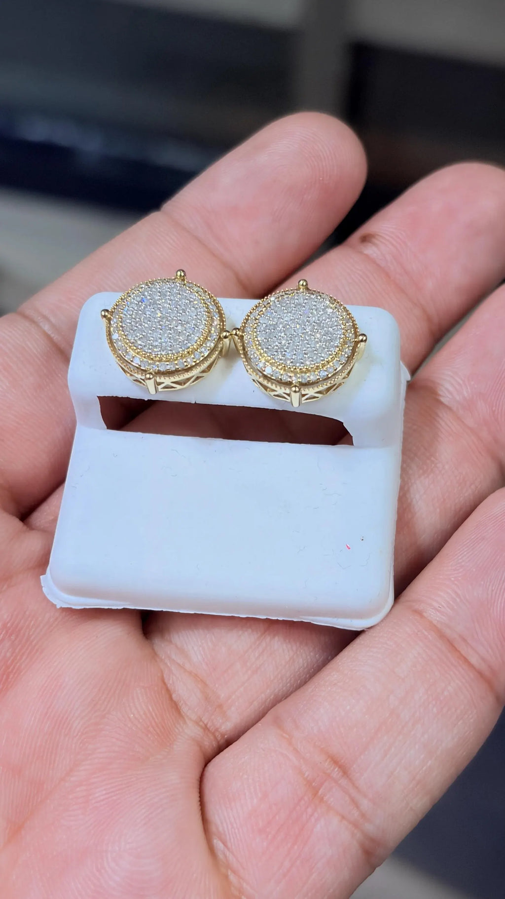 10K Gold Diamond 0.75 CTW Earring