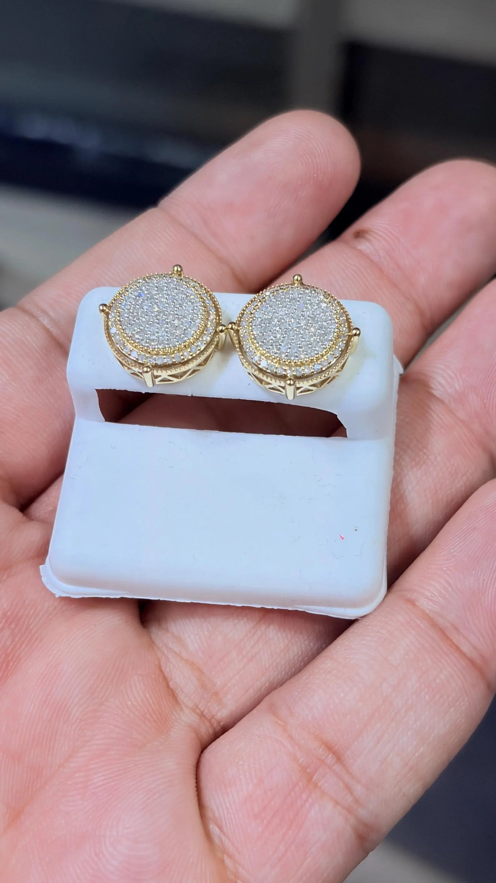 10K Gold Diamond 0.75 CTW Earring