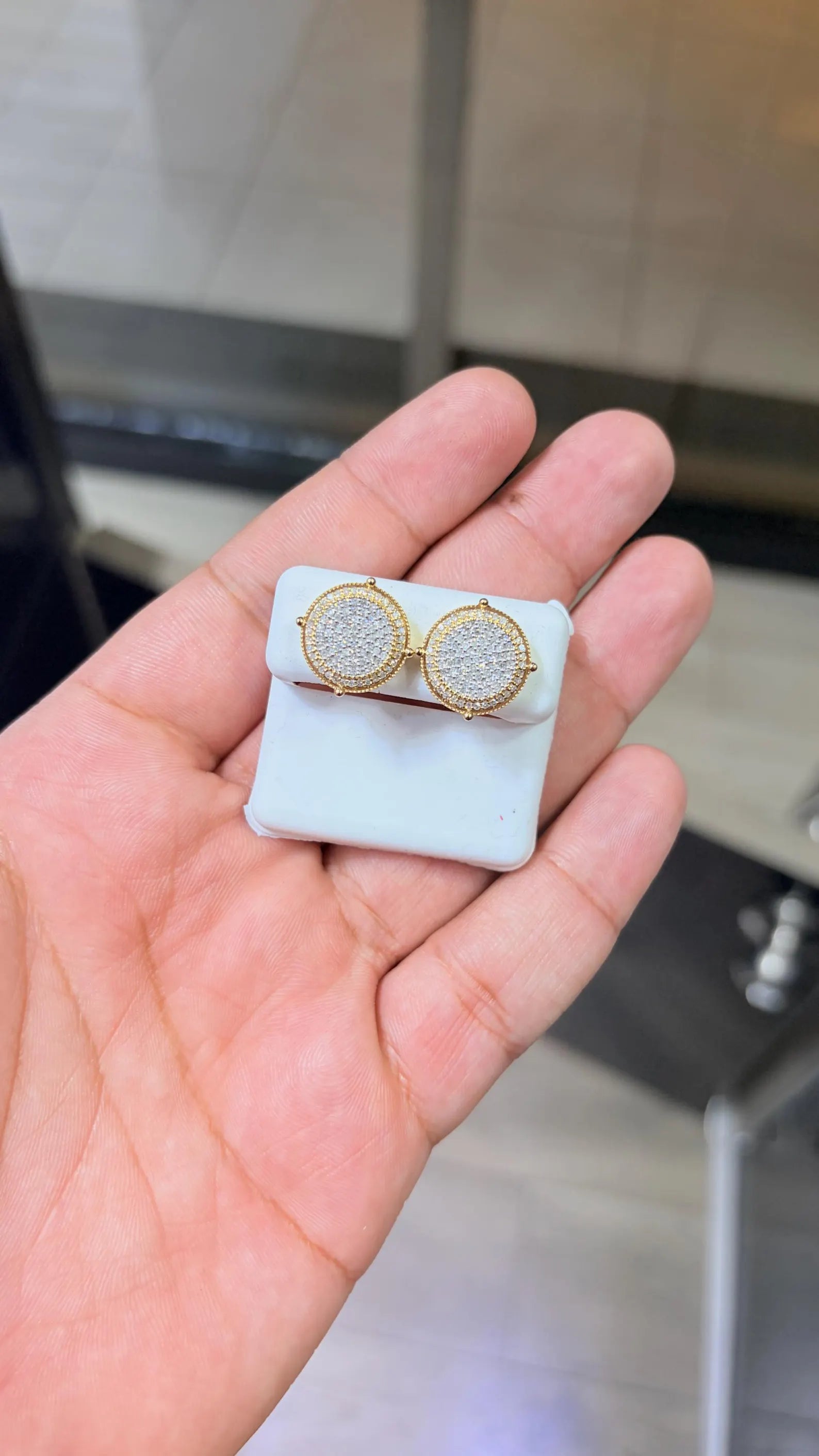 10K Gold Diamond 0.75 CTW Earring