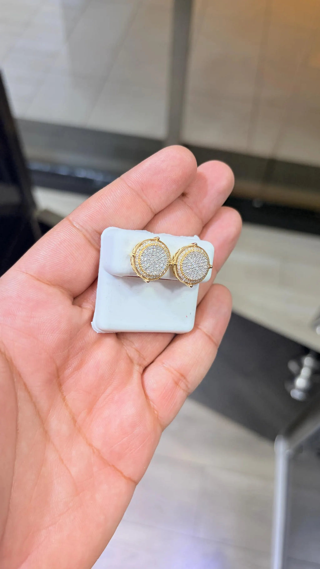 10K Gold Diamond 0.75 CTW Earring