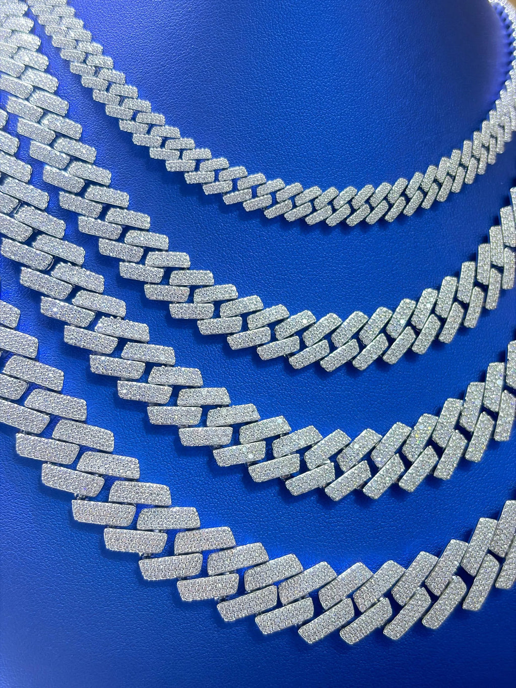Infinity Link Moissanite Chain VVS D Color