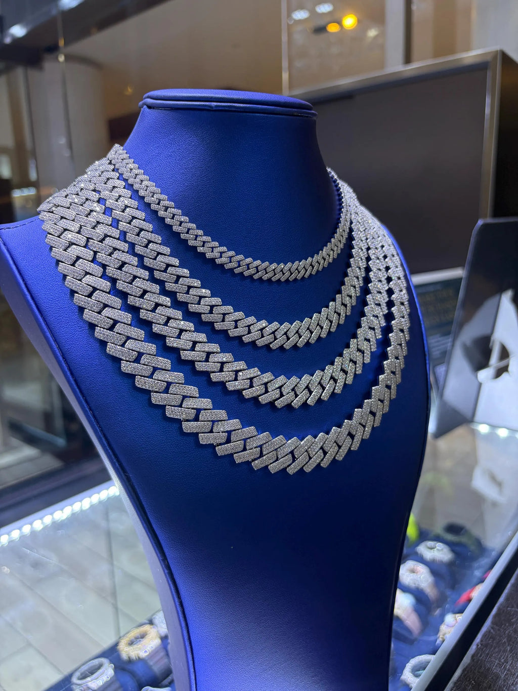 Infinity Link Moissanite Chain VVS D Color