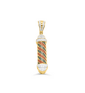 10K Gold Diamond Pendant 0.18CT