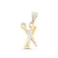 10K Gold Diamond Pendant 0.35CT