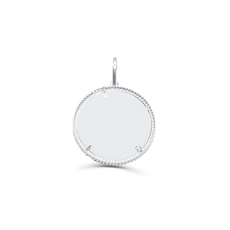 925 Sterling Silver with Diamond Custom Memory Pendant 0.45CT