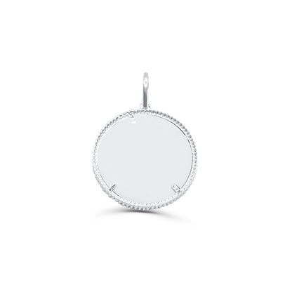 925 Sterling Silver with Diamond Custom Memory Pendant 0.45CT