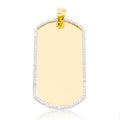 10K Gold Diamond Custom Memory Pendant 0.50CT