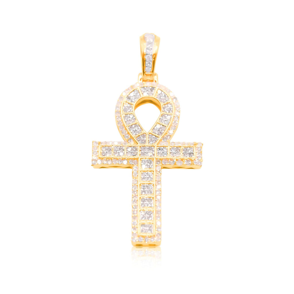 10K Gold Diamond Pendant 0.50CT