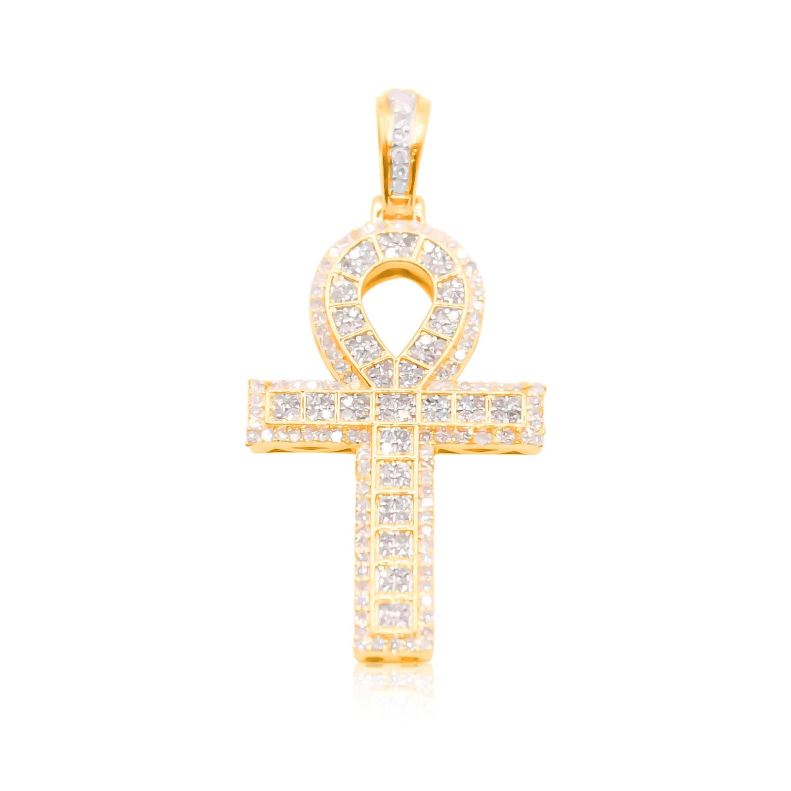 10K Gold Diamond Pendant 0.50CT