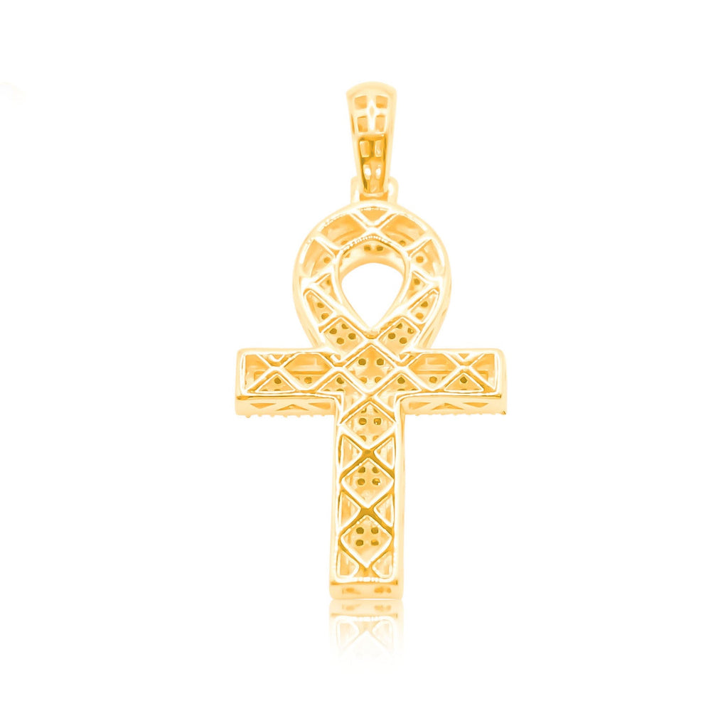 10K Gold Diamond Pendant 0.50CT