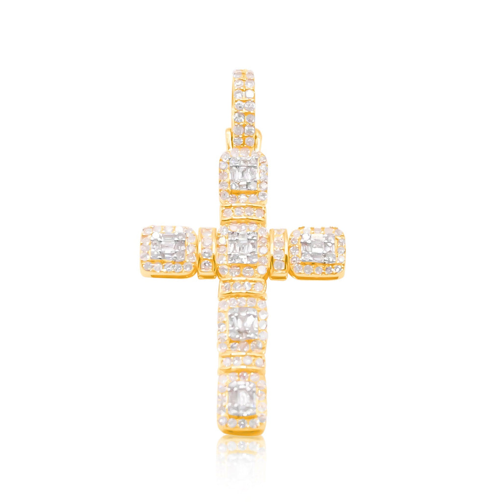 10K Gold Diamond Pendant 0.60CT