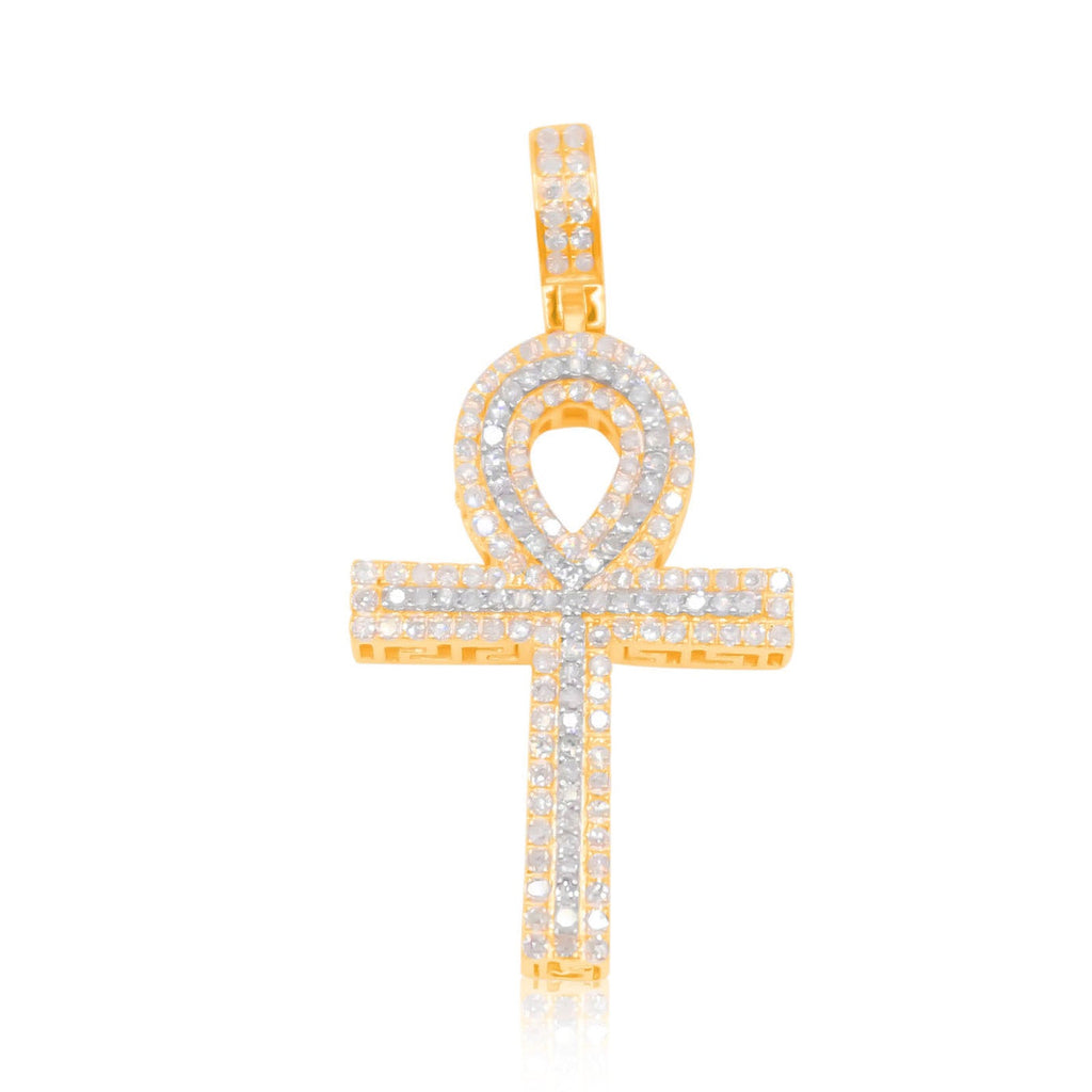 10K Gold Diamond Pendant 0.60CT