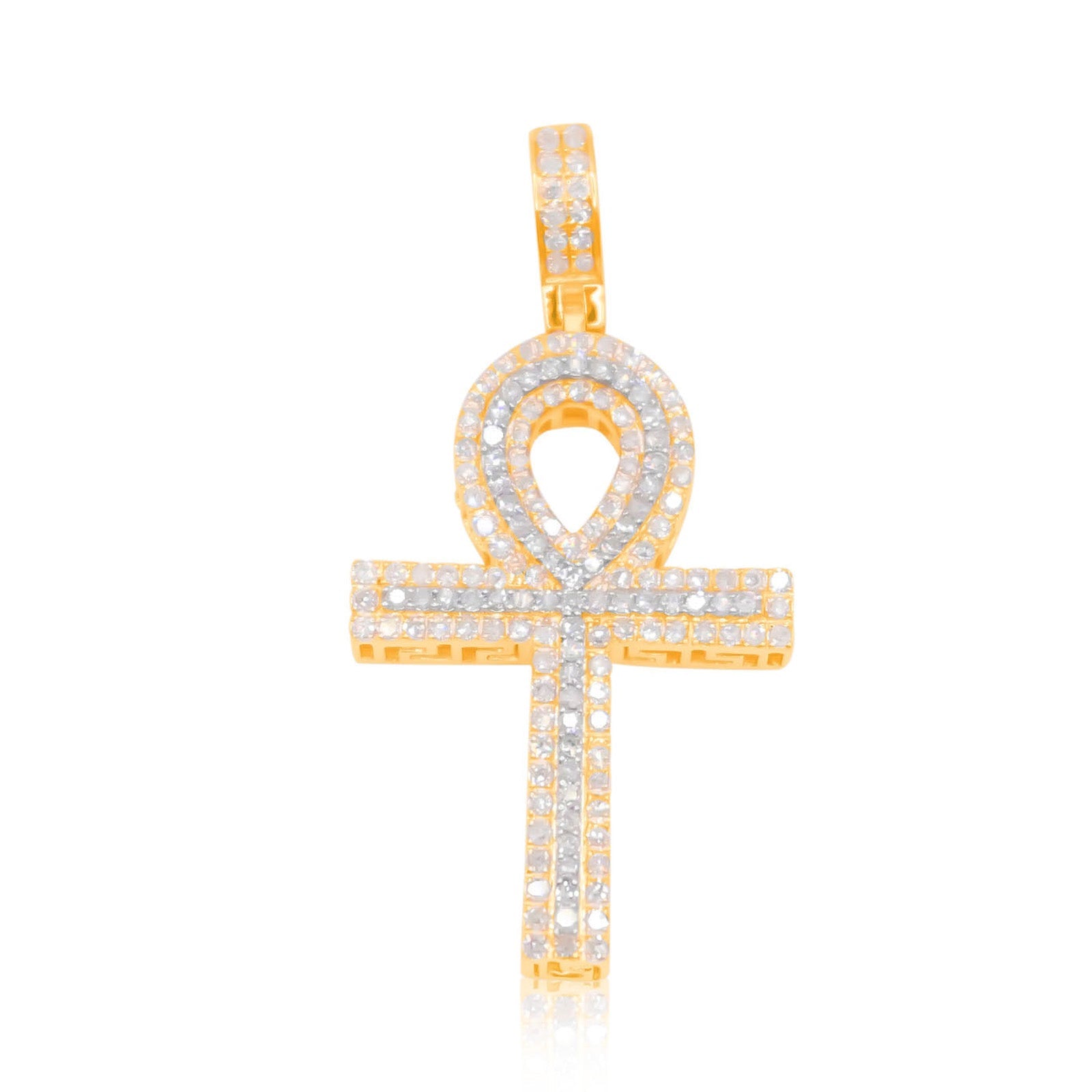 10K Gold Diamond Pendant 0.60CT