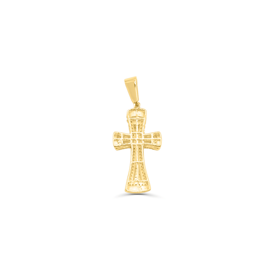 10K Gold Diamond Cross Pendant 0.66CT