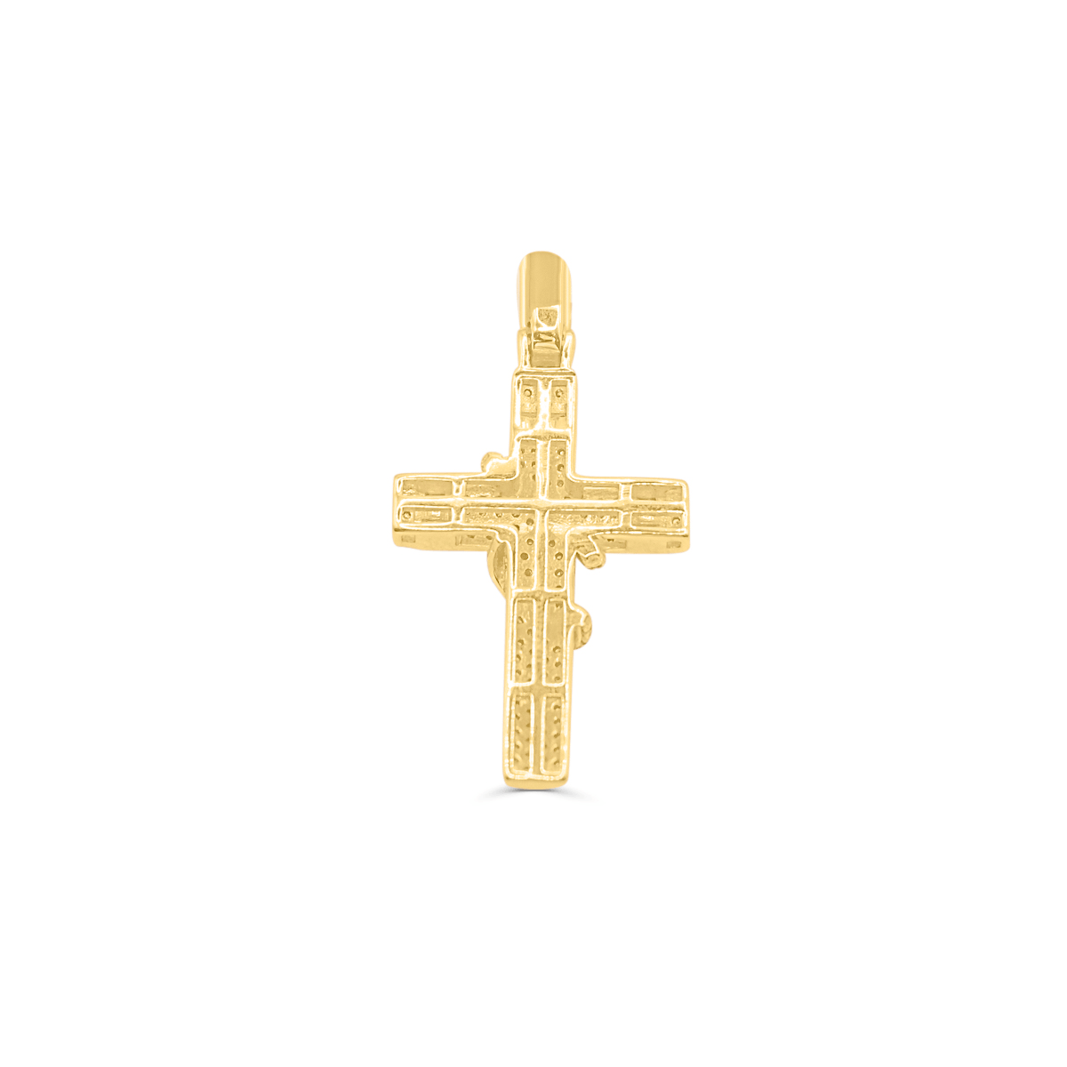 10K Gold Diamond Cross Pendant 0.66CT