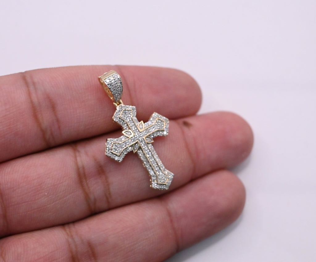 10K Gold Diamond Pendant 0.70CT