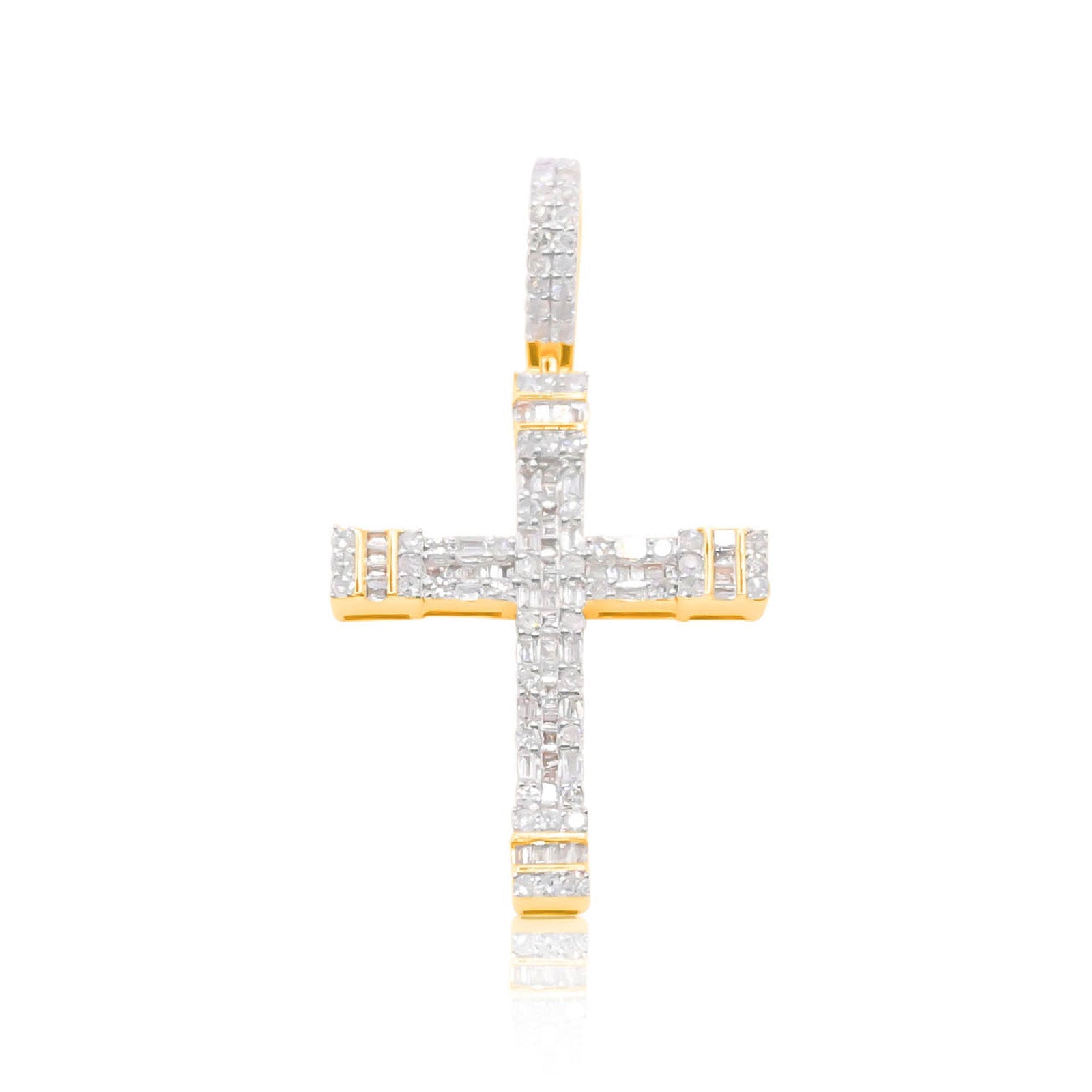 10K Gold Diamond Pendant 0.70CT