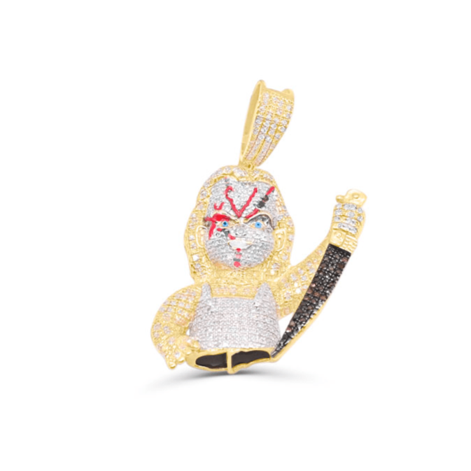 10K Gold Diamond Pendant 0.75CT