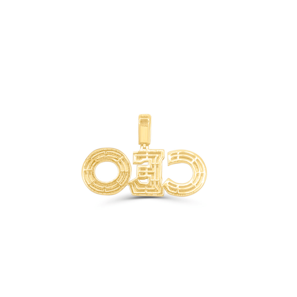 10K Gold Diamond CEO Pendant 0.75CT