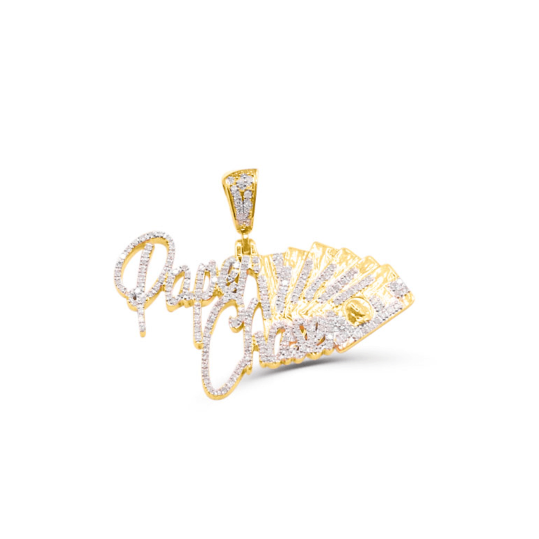 10K Gold Diamond Pendant 0.75CT