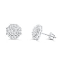 10K Yellow Gold Diamond Earring