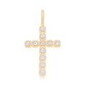 10K Gold Diamond Pendant 0.85CT