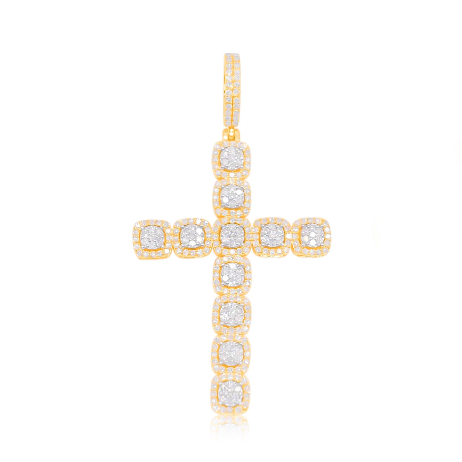 10K Gold Diamond Pendant 0.85CT