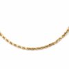 2mm 10K Solid Rope Chain