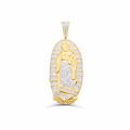 10K Gold Diamond Pendant 1.00CT