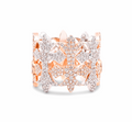 10K Gold Diamond Cross Men's Ring