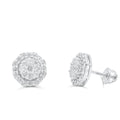 10K Yellow Gold Diamond Earring