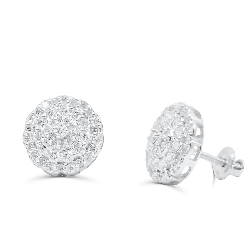 10K Yellow Gold Diamond Earring