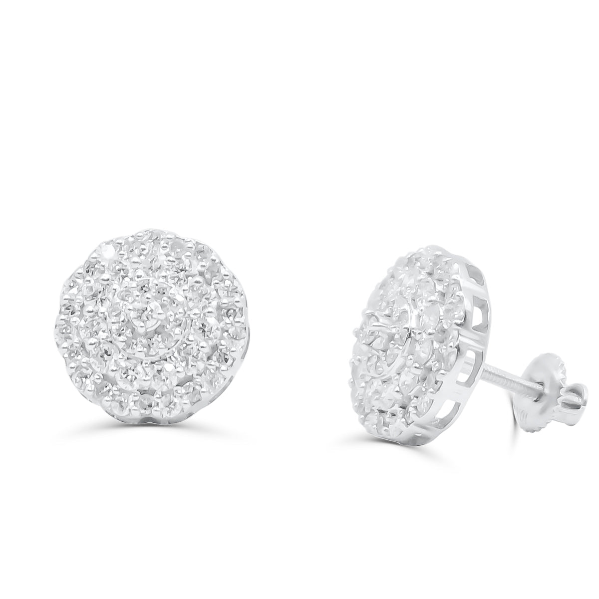10K Yellow Gold Diamond Earring