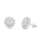 10K Yellow Gold Diamond Earring