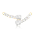 10K Gold Diamond Pendant with Chain 1.00CTW