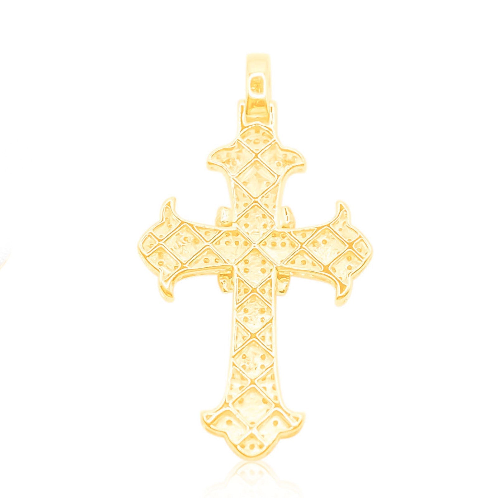 10K Gold Diamond Pendant 1.00CT